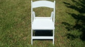 PADDED WHITE RESIN CHAIRS rental Hamilton-Trenton, NJ