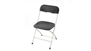 ALUMINUM BLACK CHAIRS rental Hamilton-Trenton, NJ
