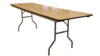 8' Wood Banquet Table rental in Mid-Michigan-Lansing, MI