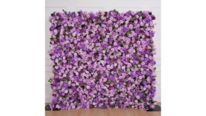 Purple and Pink Flower Wall rental Atlanta, GA