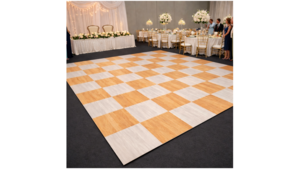 Light Maple & White Oak Checkered Dance Floor 1... rental Atlanta, GA