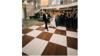 Dark Maple & White Oak Checkered Dance Floor 21... rental in Atlanta, GA