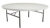60" Round White Table rental in Minneapolis-St. Paul, MN
