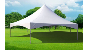 40' Hexagon High Peak Tent (White) rental Minneapolis-St. Paul, MN
