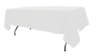 60X126 White Table Linen rental in Minneapolis-St. Paul, MN