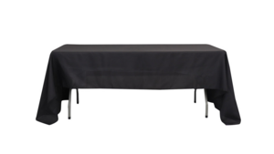 Black Table Linen (60X126) rental Minneapolis-St. Paul, MN