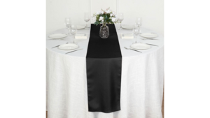 Black Table Runner rental Minneapolis-St. Paul, MN