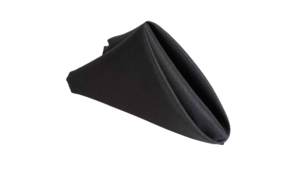 17 X 17 Black Napkin rental Minneapolis-St. Paul, MN