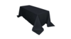 90X132 Black Table Linen rental in Minneapolis-St. Paul, MN