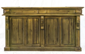 Traditional Wooden Bar rental Austin, TX