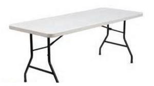 6 Foot White Plastic Table rental Minneapolis-St. Paul, MN