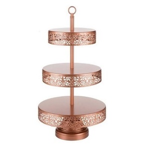 Copper 3 Tier Dessert Tray rental Austin, TX