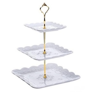 Porcelein 3 Tier Dessert Tray rental Austin, TX