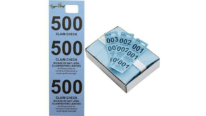 Coat Check Tickets (pack Of 100) rental New York, NY