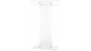 Acrylic Podium - 47" High x 26.75" Wide Top rental New York, NY