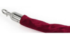 Burgundy Velour Rope 6' Silver Hook rental in New York, NY