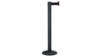 Black Retractable Stanchion 36" High Pole rental in New York, NY
