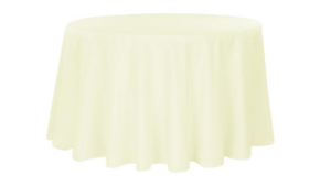 132" Tablecloth - Ivory rental Phoenix, AZ
