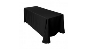 90"x156" Rectangle Poly - Black rental Phoenix, AZ