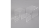 Clear Acrylic Riser 8" x 8" x 8" riser rental in New York, NY
