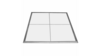 White Dance Floor 4' x 4' - Silver Edging rental in New York, NY