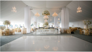 White Dance Floor 3x3 Pieces rental Phoenix, AZ