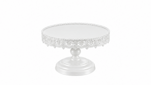 White Vintage Cake Stand 10"X9" rental Austin, TX