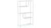 Metal Display Four Tier - White With White Shelves rental in New York, NY
