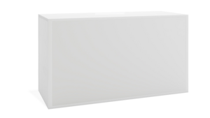 Avenue Powder White Frame - White Bar 6' rental New York, NY
