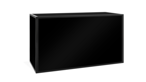 Avenue Powder Black Frame - Black Bar 6' rental New York, NY