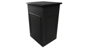 Heritage Bar Post Black 31" x 28" rental New York, NY