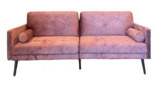 Indio Mauve Velvet Sofa rental Phoenix, AZ