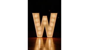Marquee Letter - W rental Phoenix, AZ