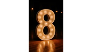 Marquee Numbers - "8" rental Phoenix, AZ