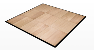 3 x 3 Light Maple Dance floor rental Phoenix, AZ