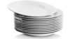 White Glass Dinner Plate rental in Phoenix, AZ
