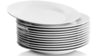 White Glass Salad Plate rental in Phoenix, AZ