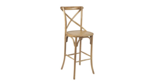 Barstool Natural X-Back Barstool rental Phoenix, AZ