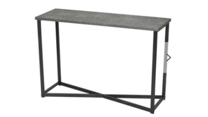 Slate Faux Concrete Console Table rental New York, NY