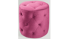 Pink Tufted Ottoman 17" Diameter rental in New York, NY
