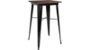 Walnut Wood Top Cocktail Table 24" Square 42" H rental in New York, NY