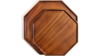 Acacia Wood Octagon Platter 10" rental in New York, NY