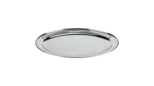 Stainless Catering Oval Tray 7" X 11" rental New York, NY