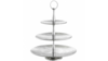 Stainless Three Tier Rice Pattern Display 17" rental in New York, NY