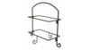 Wrought Iron Rectangle 2 Tier Stand rental in New York, NY