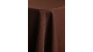 132" Tablecloth Poly - Chocolate rental Phoenix, AZ