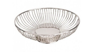 Silver Oval Basket 8" X 12" rental New York, NY