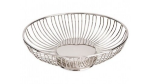 Silver Round Basket 12" rental New York, NY