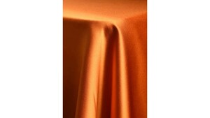 120" Tablecloth Lamour - Pumpkin rental Phoenix, AZ