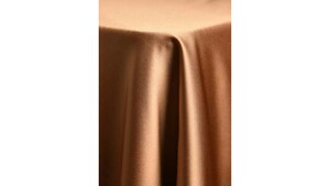 90"x156" Tablecloth Lamour - Plateau Gold rental Phoenix, AZ